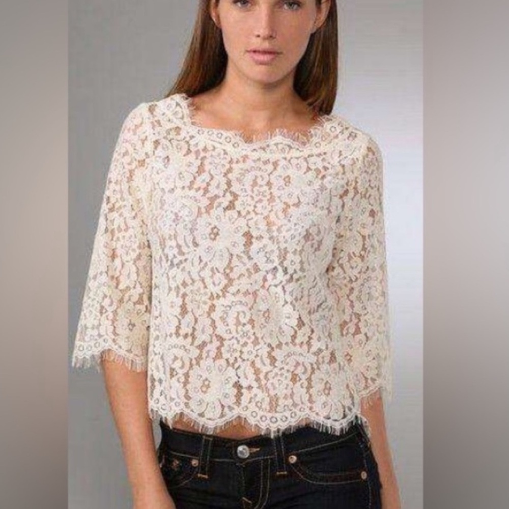 JOIE lace top